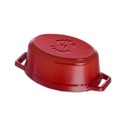 Staub Mini Cocotte 11 Cm, Ovalado, Cereza, Hierro Fundido 10 Staub Mini Cocotte 11 Cm, Ovalado, Cereza, Hierro Fundido -Staub Verkoop 40509 807 0 6
