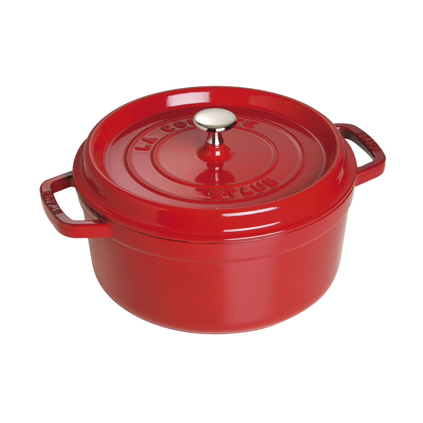 Staub Cocotte 26 Cm, Redondo, Cereza, Hierro Fundido 3 Staub Cocotte 26 Cm, Redondo, Cereza, Hierro Fundido