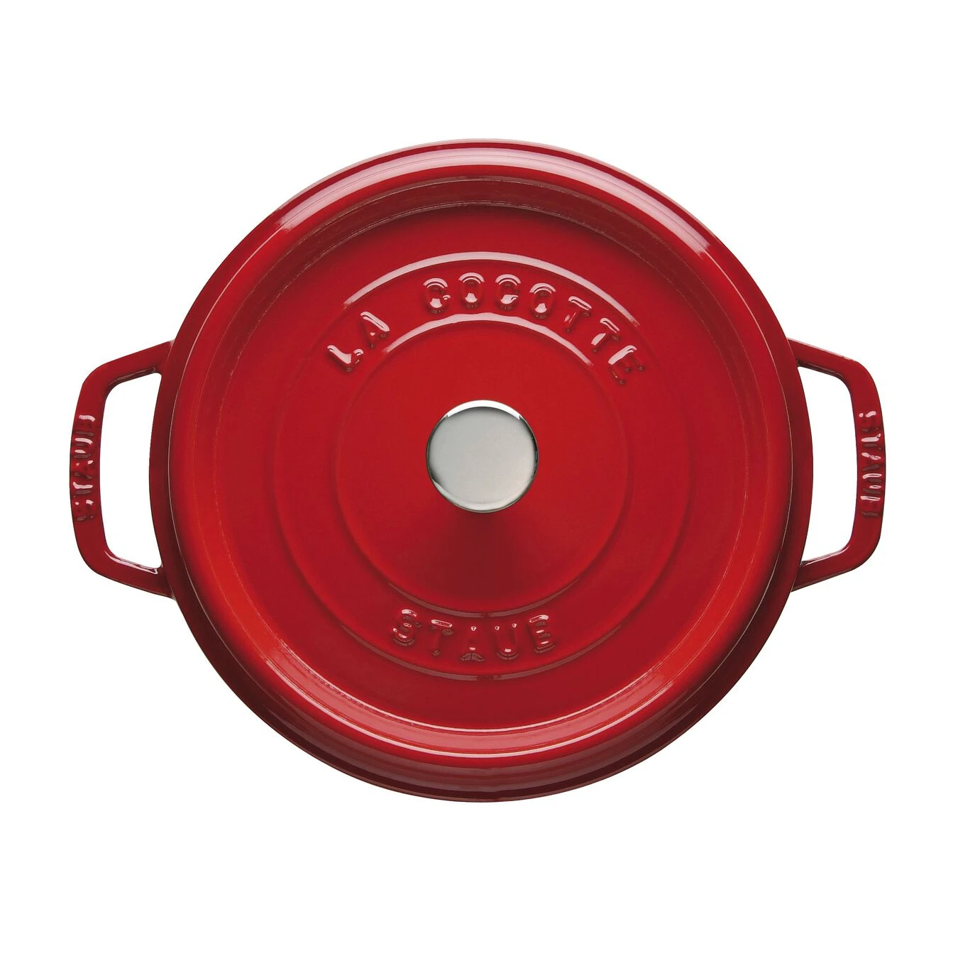 Staub Cocotte 24 Cm, Redondo, Cereza, Hierro Fundido 4 Staub Cocotte 24 Cm, Redondo, Cereza, Hierro Fundido - Imagen 2