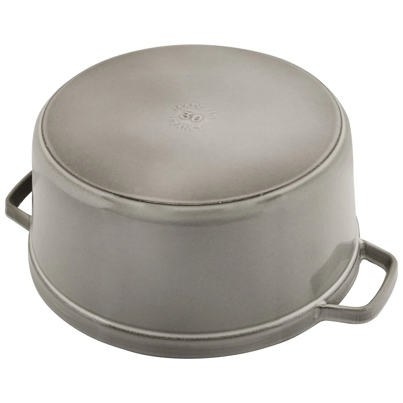Staub Cocotte 30 Cm, Redondo, Gris Grafito, Hierro Fundido 6 Staub Cocotte 30 Cm, Redondo, Gris Grafito, Hierro Fundido - Imagen 4