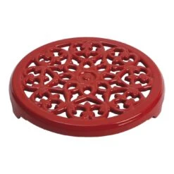 Staub Salvamanteles 23 Cm, Redondo, Hierro Fundido, Cereza