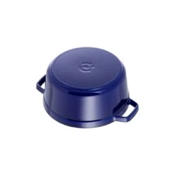 Staub Cocotte 24 Cm, Redondo, Azul Oscuro, Hierro Fundido 10 Staub Cocotte 24 Cm, Redondo, Azul Oscuro, Hierro Fundido -Staub Verkoop 40510 283 0 5