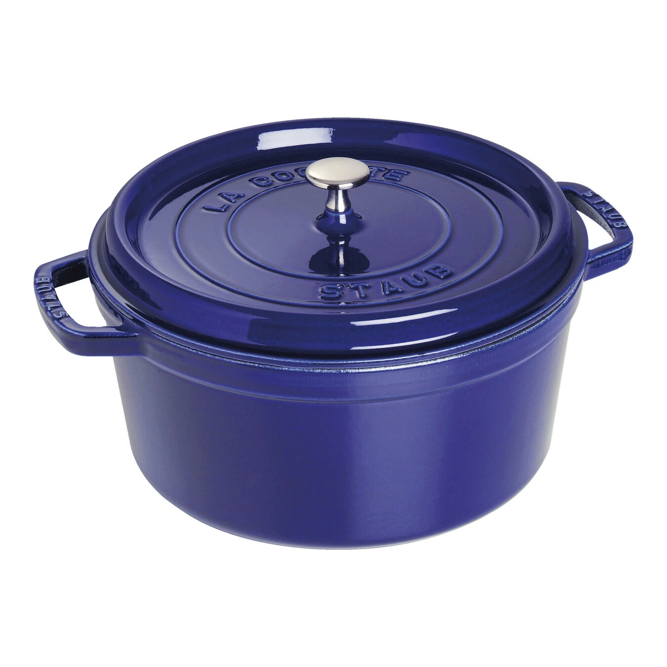 Staub Cocotte 28 Cm, Redondo, Azul Oscuro, Hierro Fundido 3 Staub Cocotte 28 Cm, Redondo, Azul Oscuro, Hierro Fundido