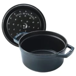 Staub Cocotte 20 Cm, Redondo, Verde Azulado-turquesa, Hierro Fundido -Staub Verkoop 40510 593 0 3