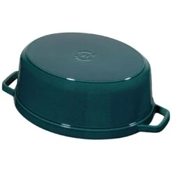 Staub Cocotte 31 Cm, Ovalado, Verde Azulado-turquesa, Hierro Fundido 11 Staub Cocotte 31 Cm, Ovalado, Verde Azulado-turquesa, Hierro Fundido -Staub Verkoop 40510 598 0 3