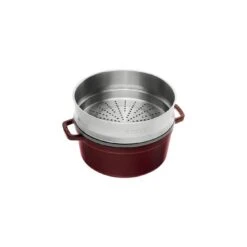 Staub Cocotte Con Vaporera 26 Cm, Redondo, Granadina, Hierro Fundido -Staub Verkoop 40510 600 0 2