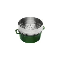 Staub Cocotte Con Vaporera 26 Cm, Redondo, Albahaca, Hierro Fundido 7 Staub Cocotte Con Vaporera 26 Cm, Redondo, Albahaca, Hierro Fundido -Staub Verkoop 40510 603 0 2