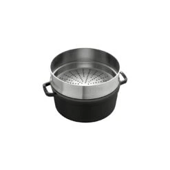 Staub Cocotte Con Vaporera 26 Cm, Redondo, Negro, Hierro Fundido 8 Staub Cocotte Con Vaporera 26 Cm, Redondo, Negro, Hierro Fundido -Staub Verkoop 40510 606 0 5