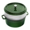 Staub Cocotte Con Vaporera 26 Cm, Redondo, Albahaca, Hierro Fundido 2 Staub Cocotte Con Vaporera 26 Cm, Redondo, Albahaca, Hierro Fundido -Staub Verkoop 40510603
