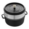 Staub Cocotte Con Vaporera 26 Cm, Redondo, Negro, Hierro Fundido 2 Staub Cocotte Con Vaporera 26 Cm, Redondo, Negro, Hierro Fundido -Staub Verkoop 40510606
