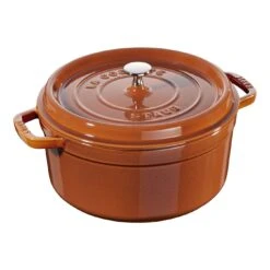 Staub Cocotte 26 Cm, Redondo, Canela, Hierro Fundido