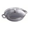 Staub Wok Con Tapa De Cristal 30 Cm, Hierro Fundido, Gris Grafito 1 Staub Wok Con Tapa De Cristal 30 Cm, Hierro Fundido, Gris Grafito -Staub Verkoop 40511 462 0 01