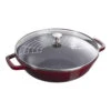 Staub Wok Con Tapa De Cristal 30 Cm, Hierro Fundido, Granadina 1 Staub Wok Con Tapa De Cristal 30 Cm, Hierro Fundido, Granadina -Staub Verkoop 40511 466 0 3