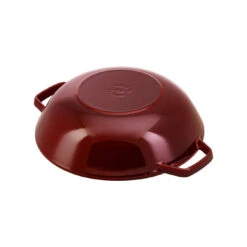 Staub Wok Con Tapa De Cristal 30 Cm, Hierro Fundido, Granadina -Staub Verkoop 40511 466 0 5