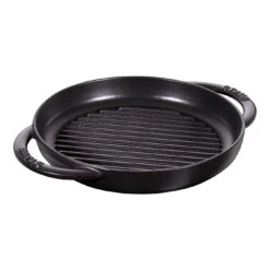 Staub Verkoop 15 Staub Plancha 23 Cm, Redondo, Negro, Hierro Fundido