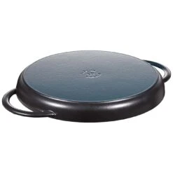 Staub Plancha 30 Cm, Redondo, Negro, Hierro Fundido 5 Staub Plancha 30 Cm, Redondo, Negro, Hierro Fundido -Staub Verkoop 40511 521 0 2