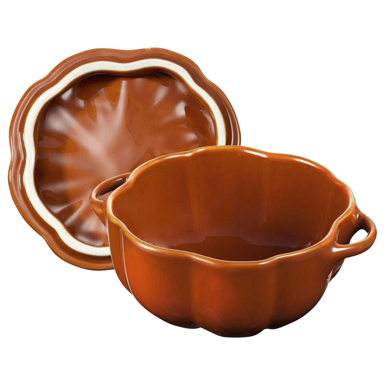 Staub Cocotte 12 Cm, Calabaza, Canela, Cerámica 4 Staub Cocotte 12 Cm, Calabaza, Canela, Cerámica - Imagen 2