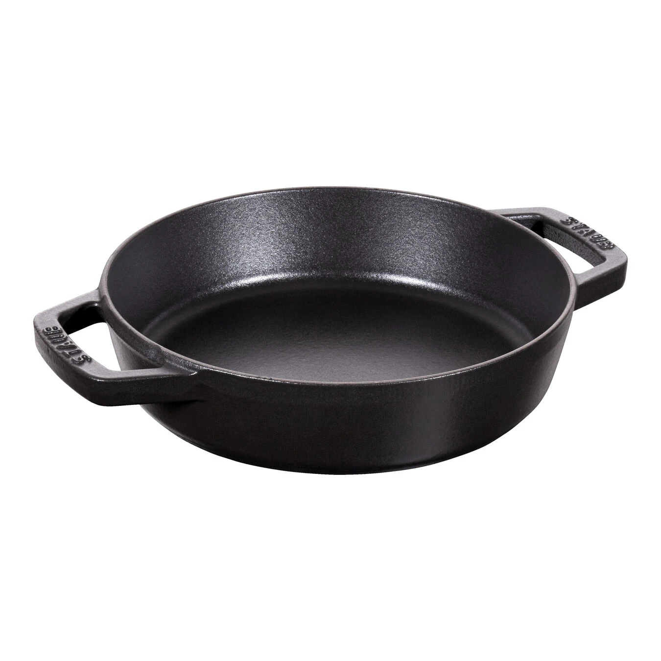 Staub Sartén Con 2 Asas 20 Cm, Hierro Fundido, Negro 3 Staub Sartén Con 2 Asas 20 Cm, Hierro Fundido, Negro