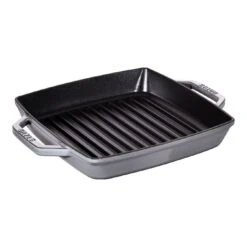 Staub Grill 23 X 23 Cm, Hierro Fundido, Gris Grafito