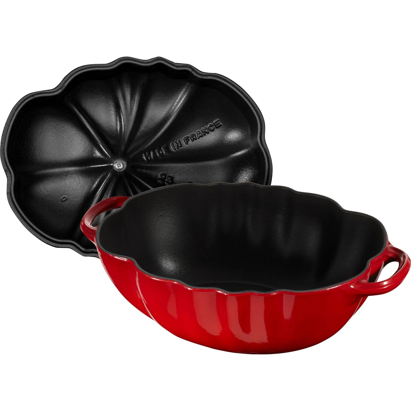 Staub Cocotte 25 Cm, Tomate, Cereza, Hierro Fundido 8 Staub Cocotte 25 Cm, Tomate, Cereza, Hierro Fundido - Imagen 6
