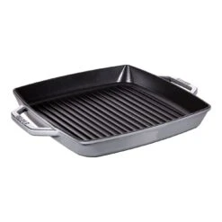Staub Grill 33 X 33 Cm, Hierro Fundido, Gris Grafito