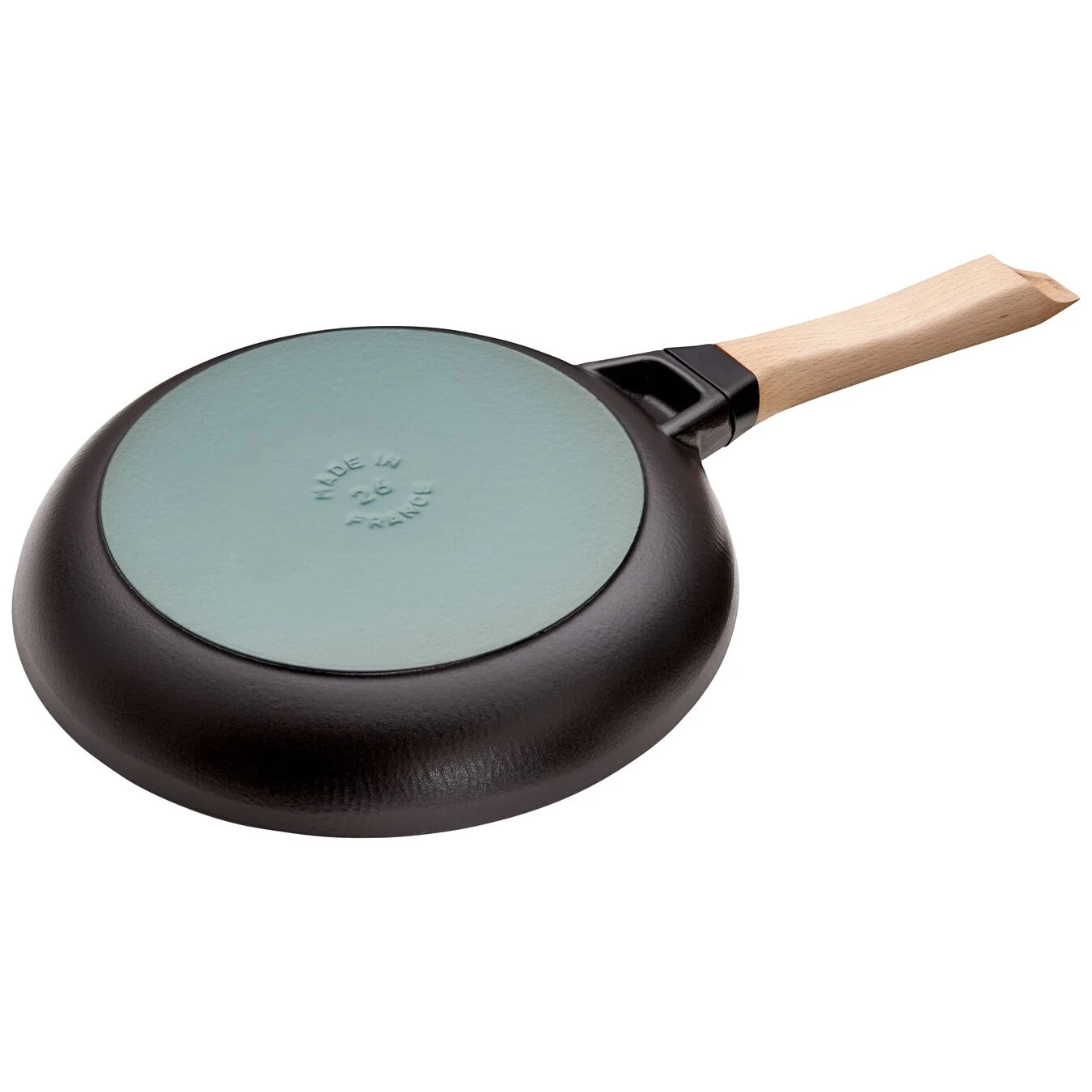 Staub Sartén Con Mango De Madera 26 Cm, Hierro Fundido, Negro 4 Staub Sartén Con Mango De Madera 26 Cm, Hierro Fundido, Negro - Imagen 2