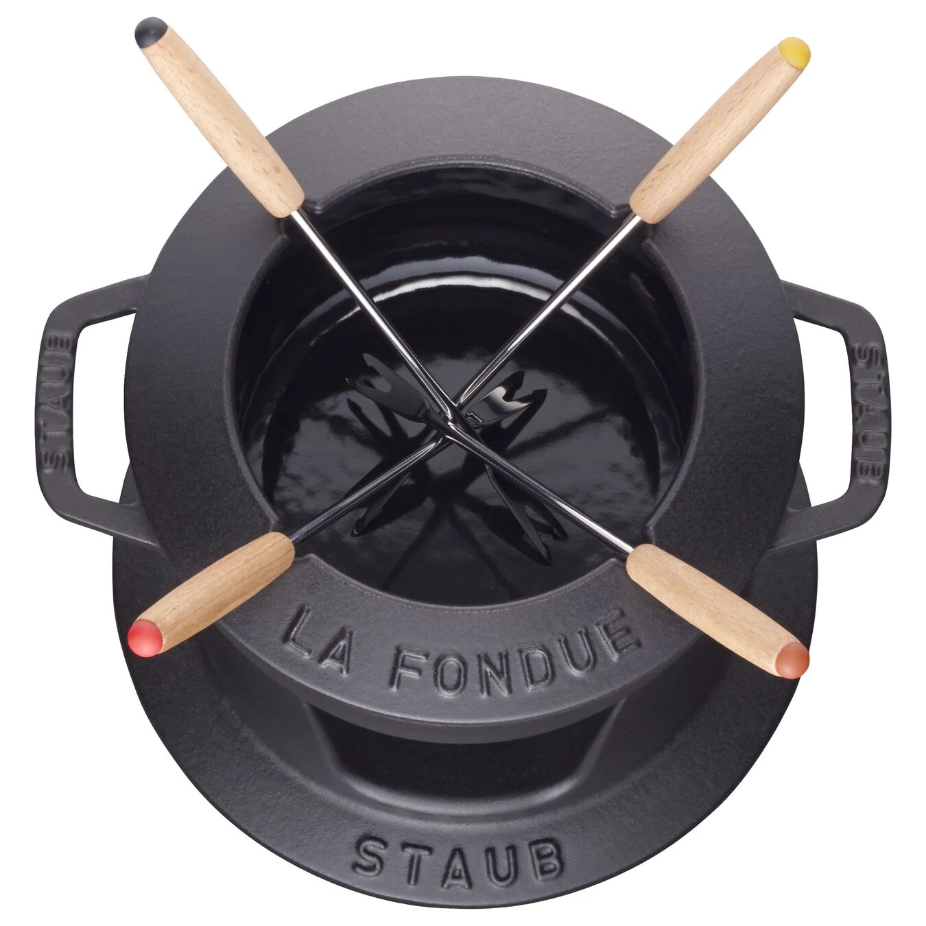 Staub Juego De Fondue 16 Cm, Negro 5 Staub Juego De Fondue 16 Cm, Negro - Imagen 3