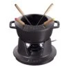 Staub Juego De Fondue 16 Cm, Negro