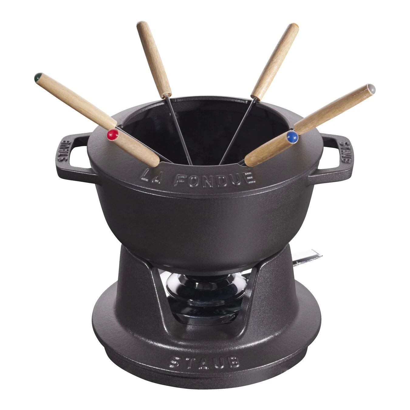 Staub Juego De Fondue 18 Cm, Negro 3 Staub Juego De Fondue 18 Cm, Negro