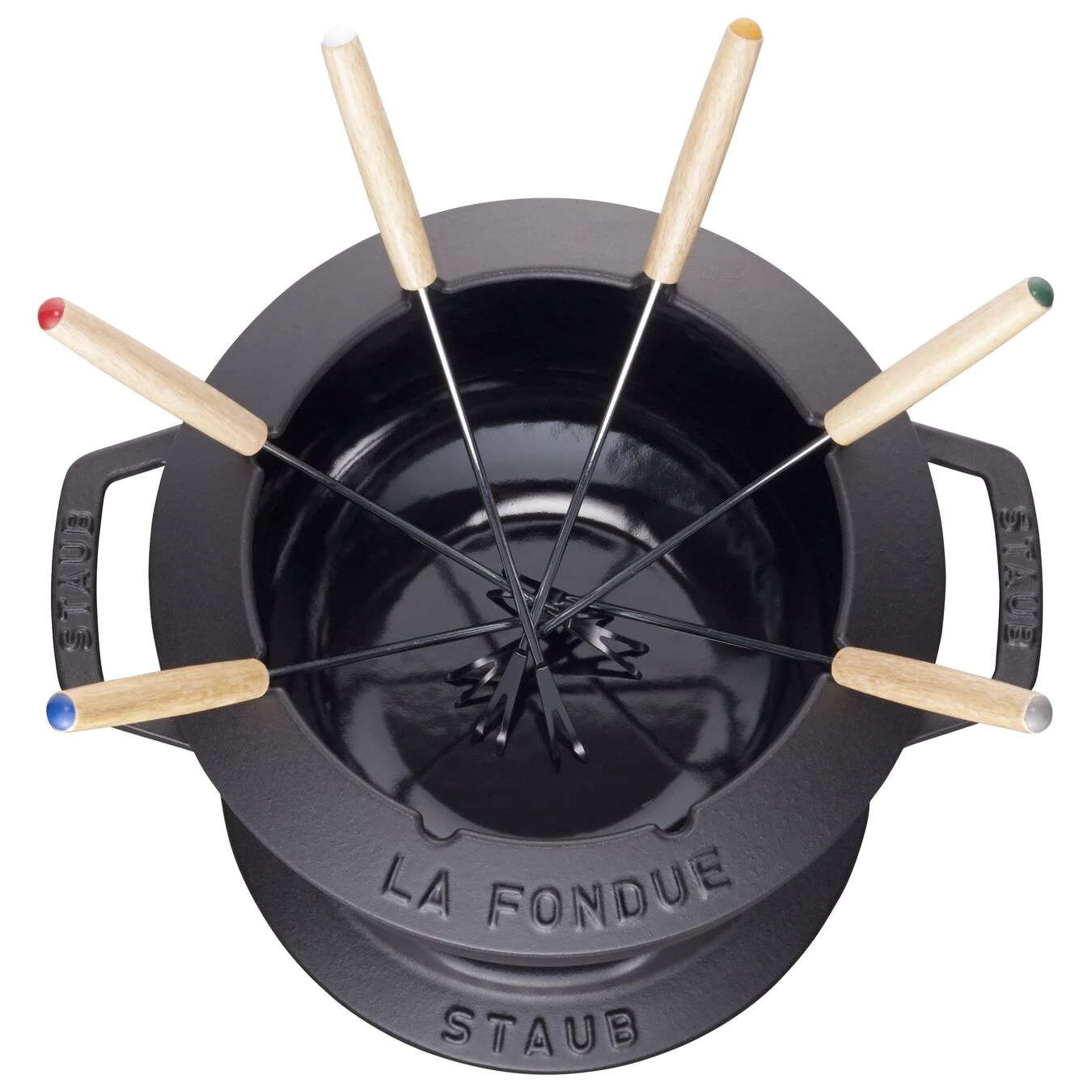 Staub Juego De Fondue 18 Cm, Negro 5 Staub Juego De Fondue 18 Cm, Negro - Imagen 3