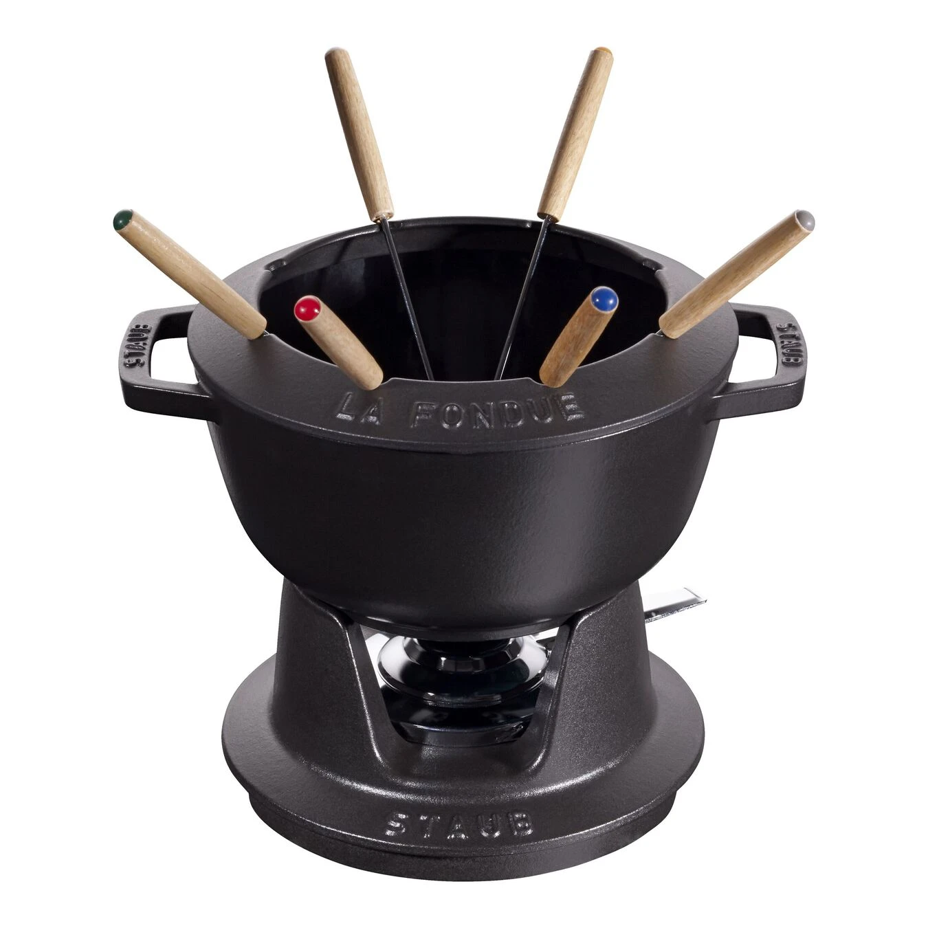 Staub Juego De Fondue 20 Cm, Negro 3 Staub Juego De Fondue 20 Cm, Negro