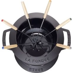 Staub Juego De Fondue 20 Cm, Negro 12 Staub Juego De Fondue 20 Cm, Negro -Staub Verkoop 40511 972 0 3