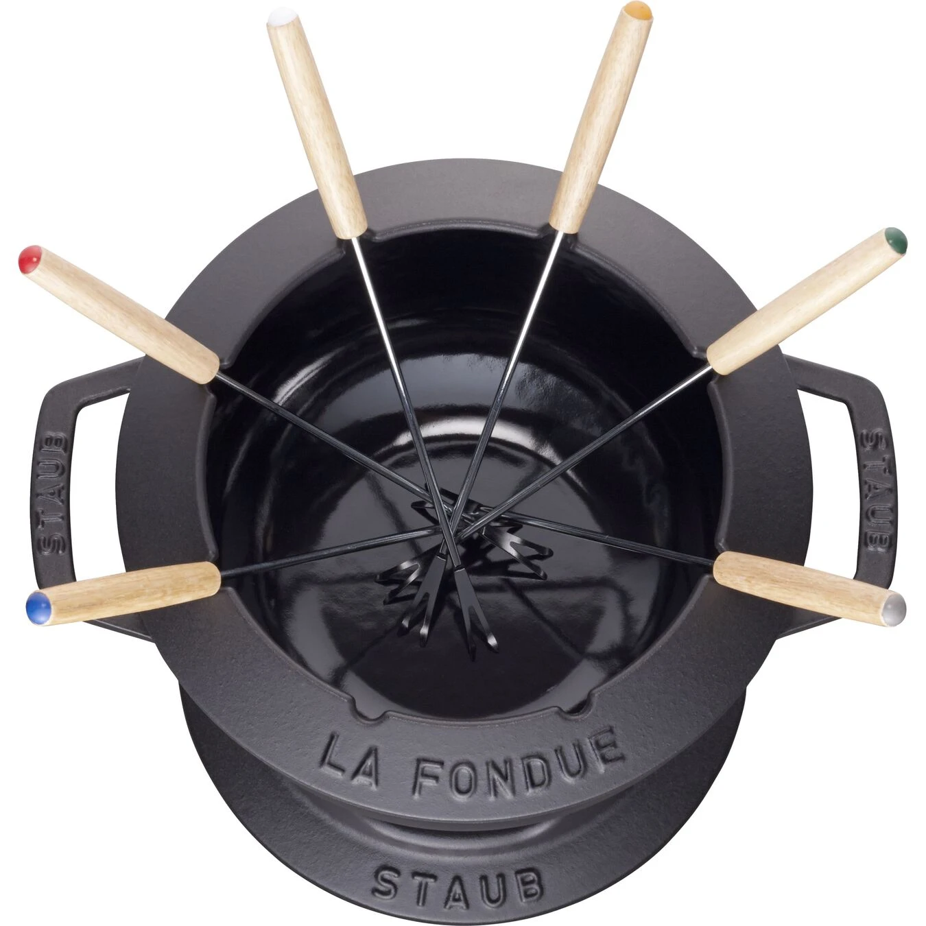 Staub Juego De Fondue 20 Cm, Negro 7 Staub Juego De Fondue 20 Cm, Negro - Imagen 5
