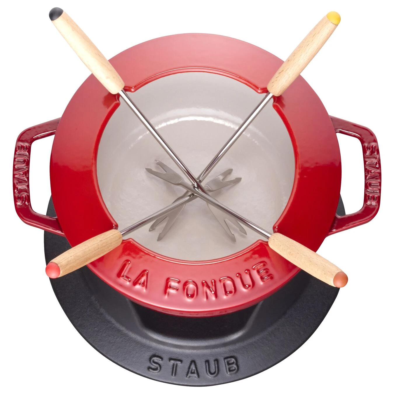 Staub Juego De Fondue 16 Cm, Cereza 6 Staub Juego De Fondue 16 Cm, Cereza - Imagen 4