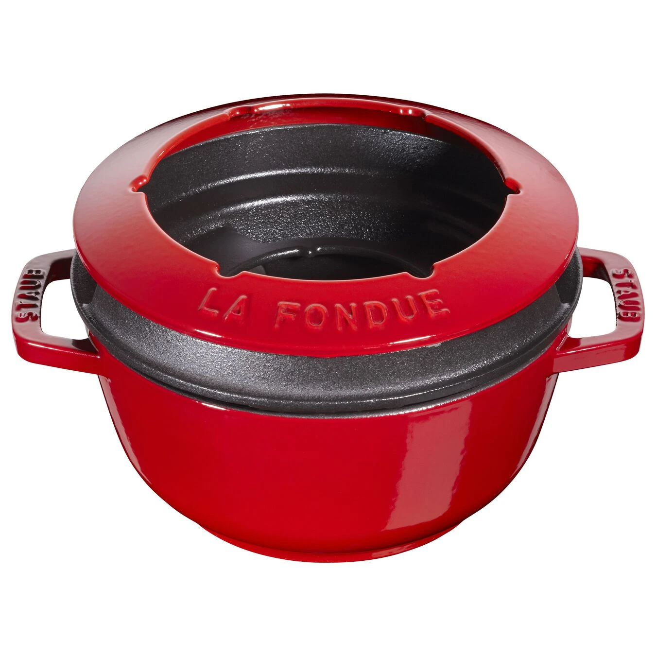 Staub Juego De Fondue 18 Cm, Cereza 7 Staub Juego De Fondue 18 Cm, Cereza - Imagen 5