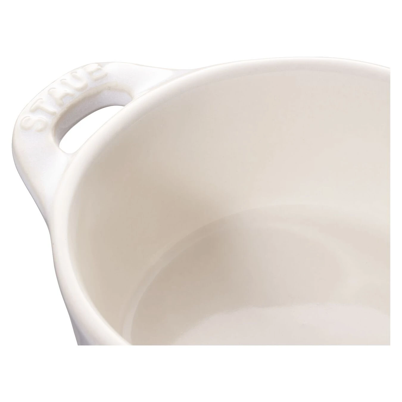 Staub Mini Cocotte 10 Cm, Redondo, Blanco Marfil, Cerámica 8 Staub Mini Cocotte 10 Cm, Redondo, Blanco Marfil, Cerámica - Imagen 6