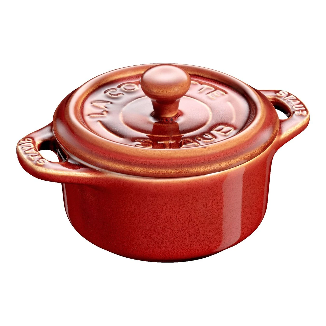 Staub Mini Cocotte 10 Cm, Redondo, Cobre Antiguo, Cerámica 3 Staub Mini Cocotte 10 Cm, Redondo, Cobre Antiguo, Cerámica
