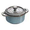 Staub Mini Cocotte 10 Cm, Redondo, Turquesa Antiguo, Cerámica