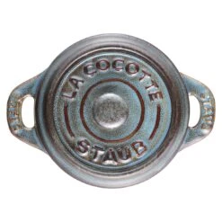 Staub Mini Cocotte 10 Cm, Redondo, Turquesa Antiguo, Cerámica 10 Staub Mini Cocotte 10 Cm, Redondo, Turquesa Antiguo, Cerámica -Staub Verkoop 40512 000 0 6