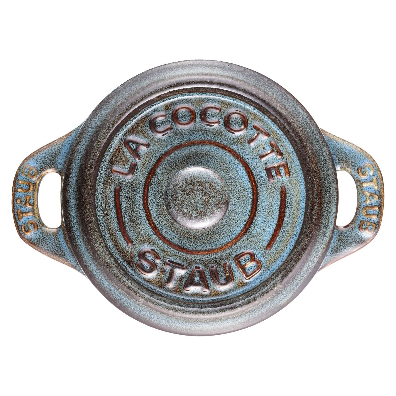 Staub Mini Cocotte 10 Cm, Redondo, Turquesa Antiguo, Cerámica 5 Staub Mini Cocotte 10 Cm, Redondo, Turquesa Antiguo, Cerámica - Imagen 3