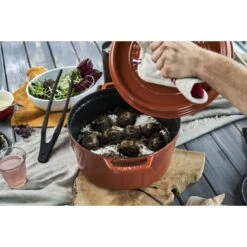 Staub Cocotte 28 Cm, Redondo, Canela, Hierro Fundido 12 Staub Cocotte 28 Cm, Redondo, Canela, Hierro Fundido -Staub Verkoop 424418892