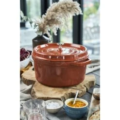 Staub Cocotte 26 Cm, Redondo, Canela, Hierro Fundido -Staub Verkoop 424418894