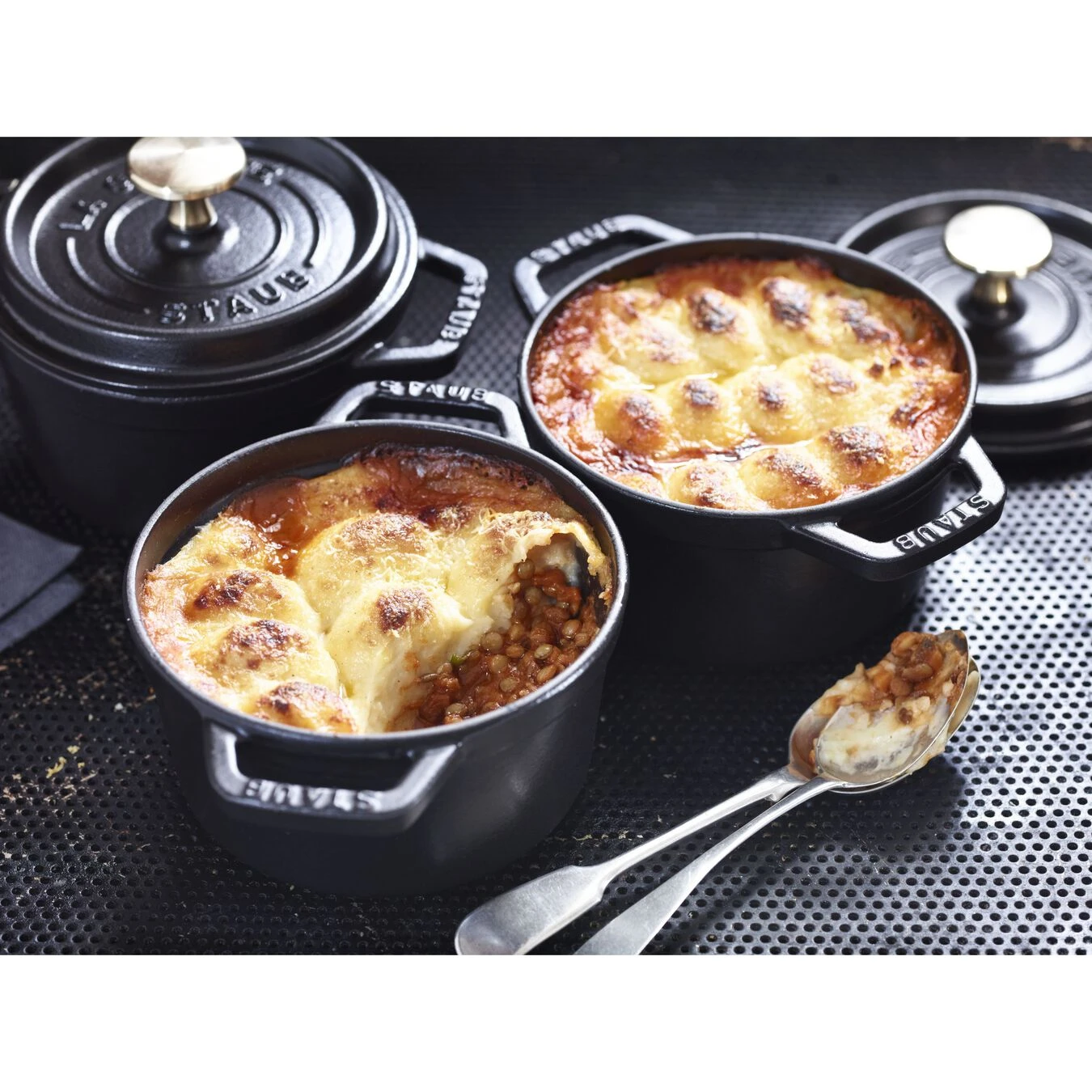 Staub Cocotte 14 Cm, Redondo, Negro, Hierro Fundido 8 Staub Cocotte 14 Cm, Redondo, Negro, Hierro Fundido - Imagen 6