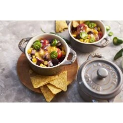 Staub Set De Cocotte 4-pzs, Redondo, Gris Antiguo, Cerámica -Staub Verkoop 424421859