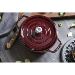 Staub Cocotte 24 Cm, Redondo, Granadina, Hierro Fundido -Staub Verkoop 424422041