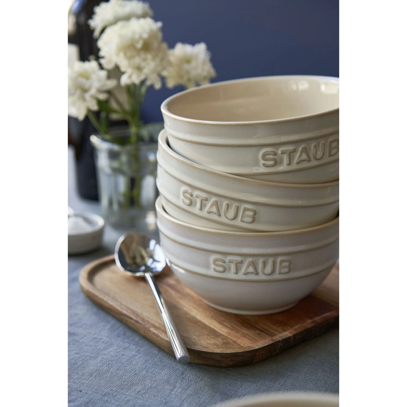 Staub Cuenco 14 Cm, Cerámica, Blanco Marfil 6 Staub Cuenco 14 Cm, Cerámica, Blanco Marfil - Imagen 4