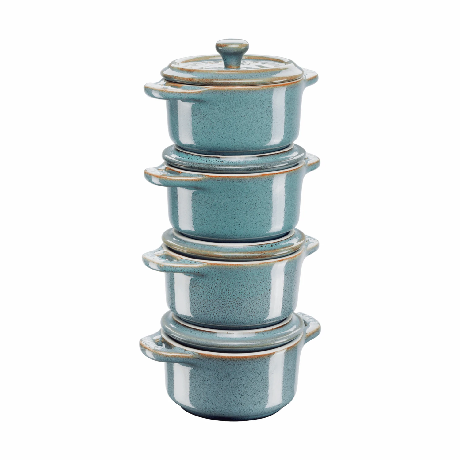 Batería De Cocina Mini Staub Ø10 Cm 4 Piezas 3 Batería De Cocina Mini Staub Ø10 Cm 4 Piezas