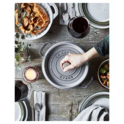 Staub Cocotte 24 Cm, Redondo, Gris Grafito, Hierro Fundido 11 Staub Cocotte 24 Cm, Redondo, Gris Grafito, Hierro Fundido -Staub Verkoop 750030969