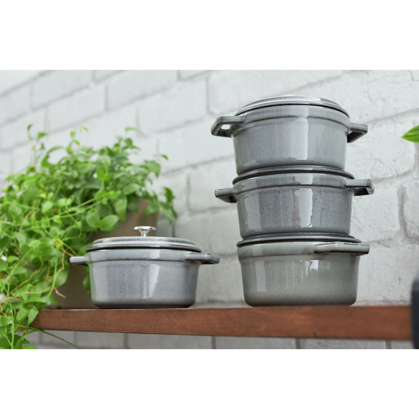 Staub Cocotte 14 Cm, Redondo, Gris Grafito, Hierro Fundido 7 Staub Cocotte 14 Cm, Redondo, Gris Grafito, Hierro Fundido - Imagen 5