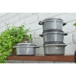 Staub Cocotte 16 Cm, Redondo, Gris Grafito, Hierro Fundido 10 Staub Cocotte 16 Cm, Redondo, Gris Grafito, Hierro Fundido -Staub Verkoop 750032233